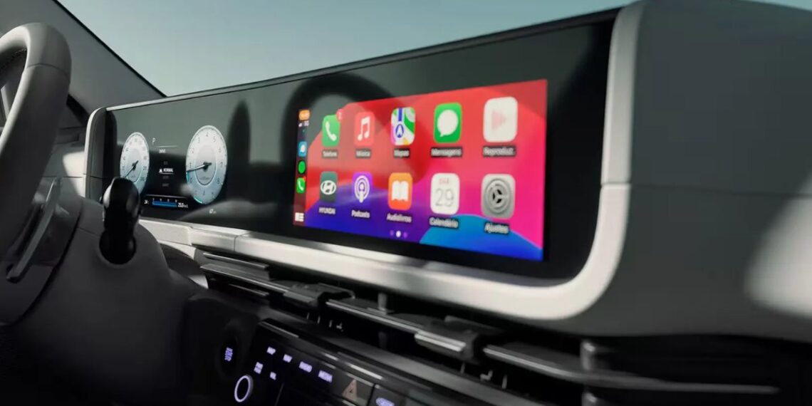 Interior (painel) do Hyundai Creta