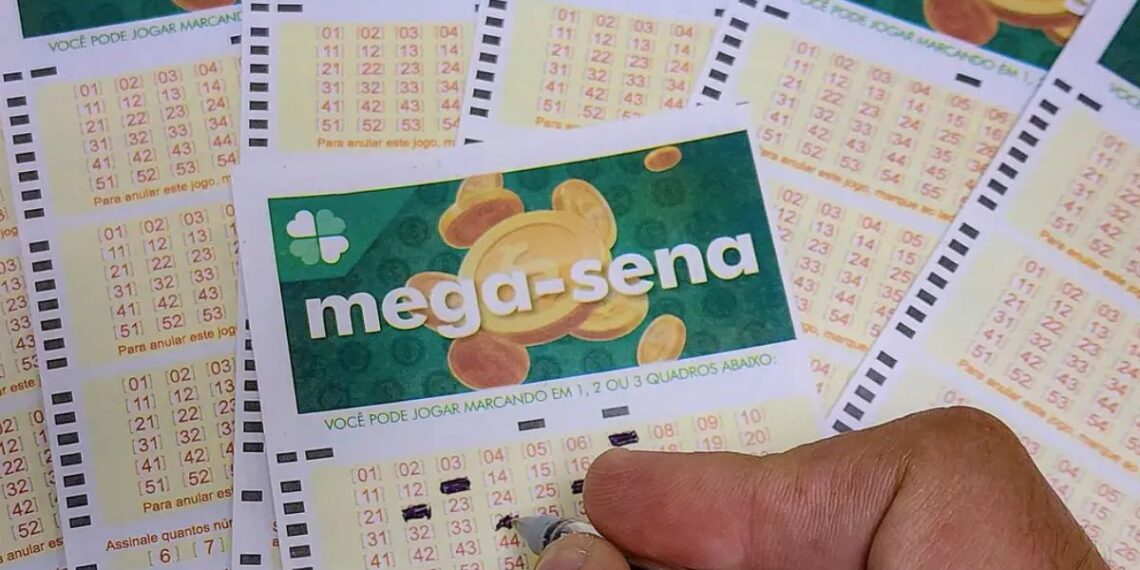 Um bilhete da Mega-Sena