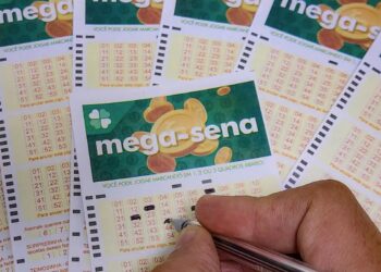 Um bilhete da Mega-Sena