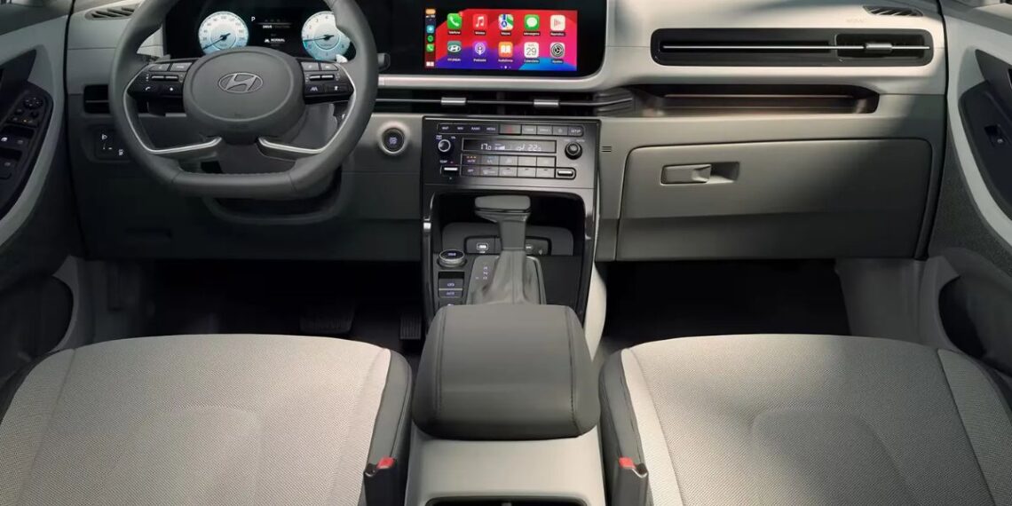 Imagem do interior do Hyundai Creta