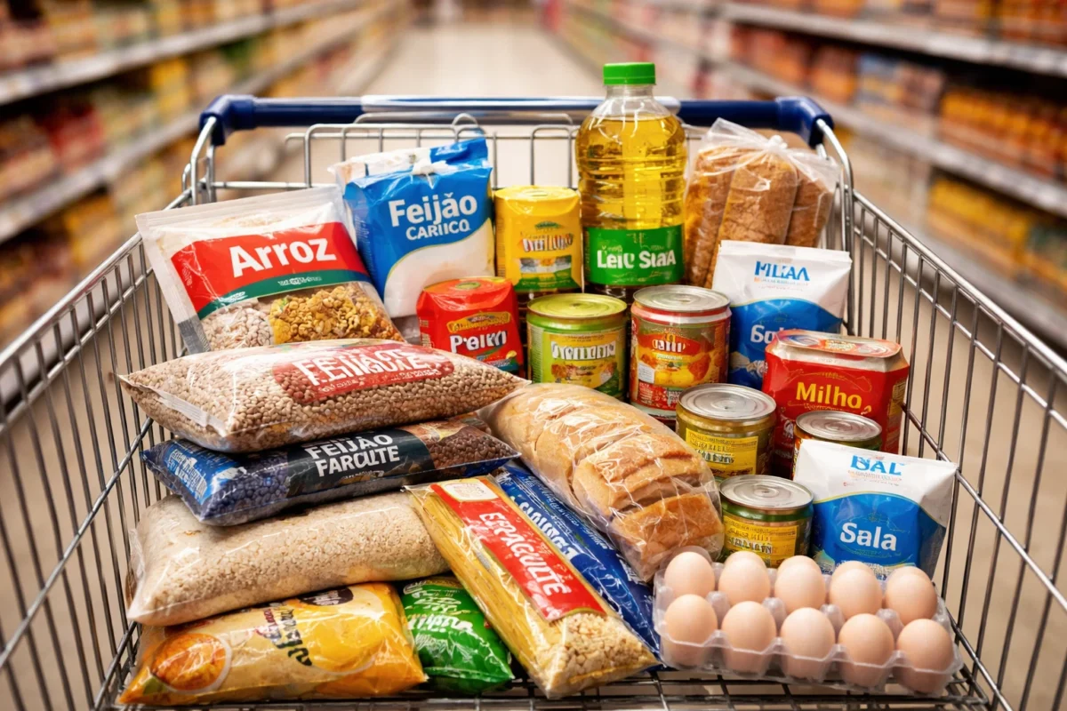 Cesta básica leva R$ 631 de quem ganha mínimo e aperta o bolso