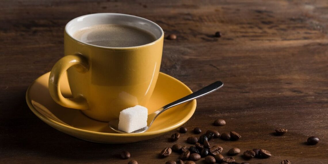 Uma xícara de café
