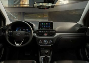 Interior do Hyundai HB20