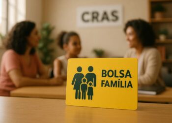 Uma família no CRAS após o pagamento de maio do Bolsa Família
