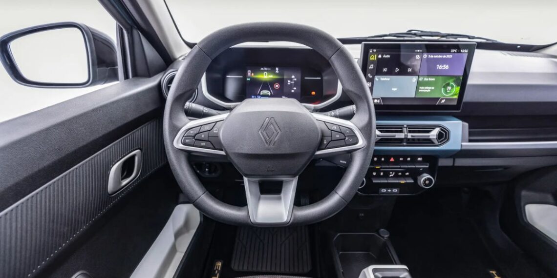 Interior do Renault Kwid