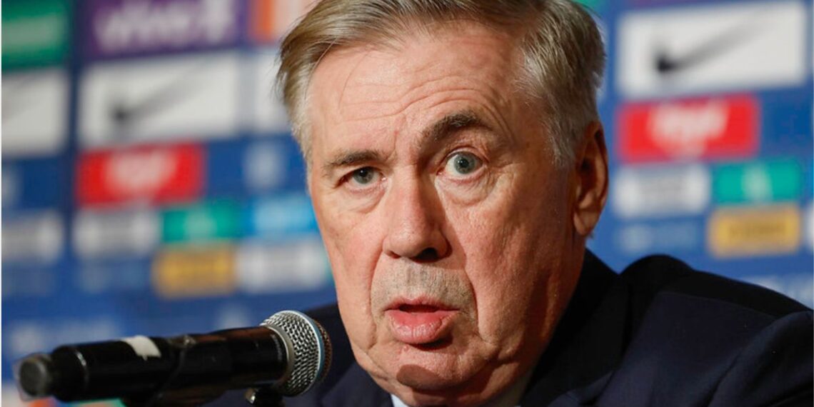 Carlo Ancelotti antes da convocação de Neymar