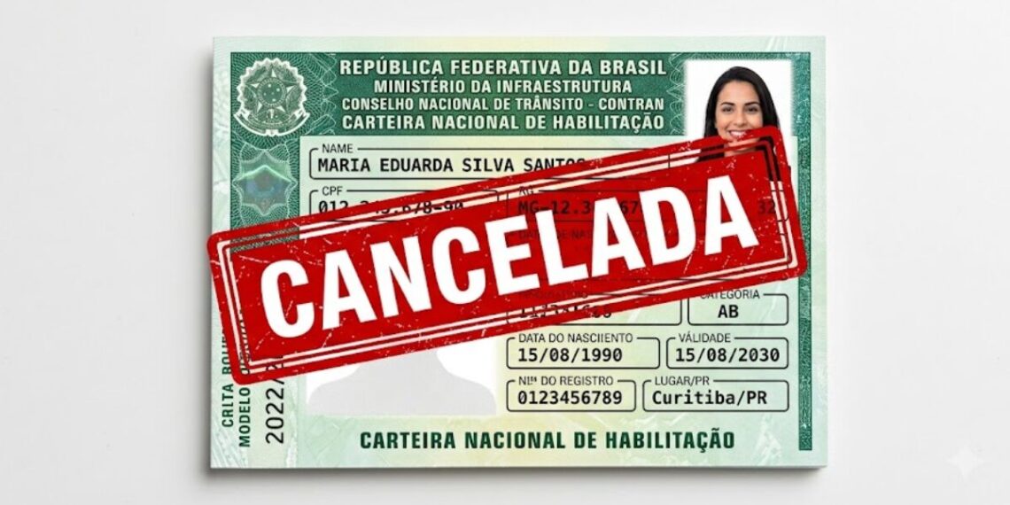 Grupo de motoristas poderá ter a CNH suspensa entre julho e agosto
