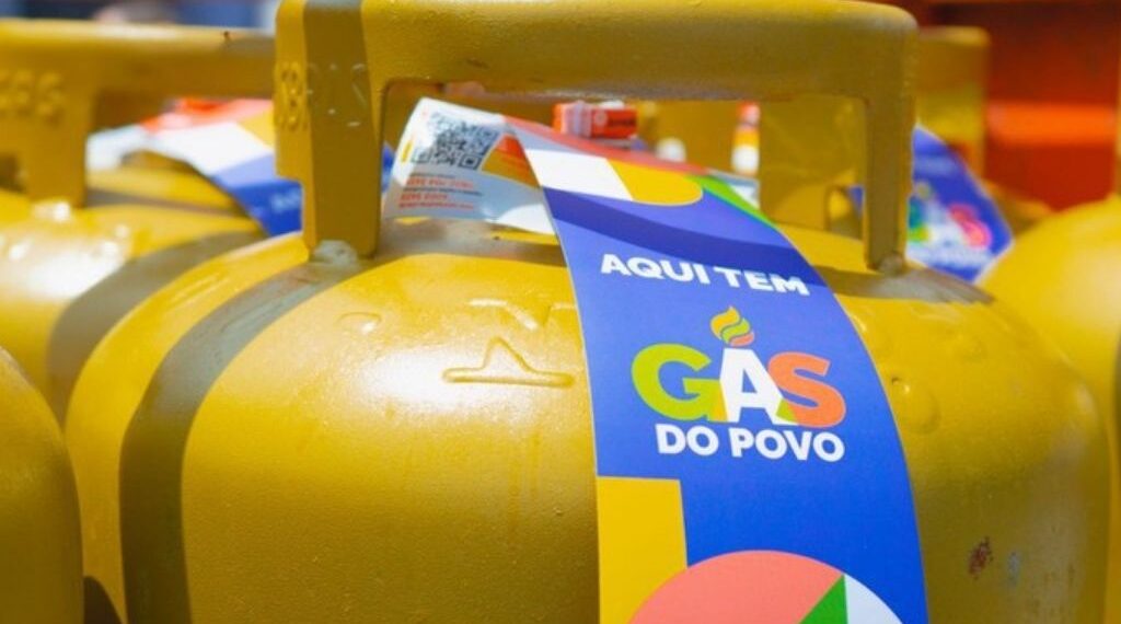 Botijão com vale-gás