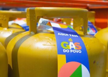 Botijão com vale-gás